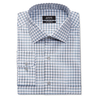 Classic-Fit-Mallard-Blue-Line-Gingham-Dress-Shirt